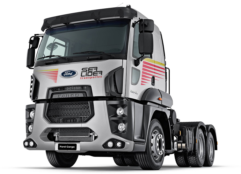 Frota Serlider - Ford Cargo 2842 - Ano 2014 - Branco